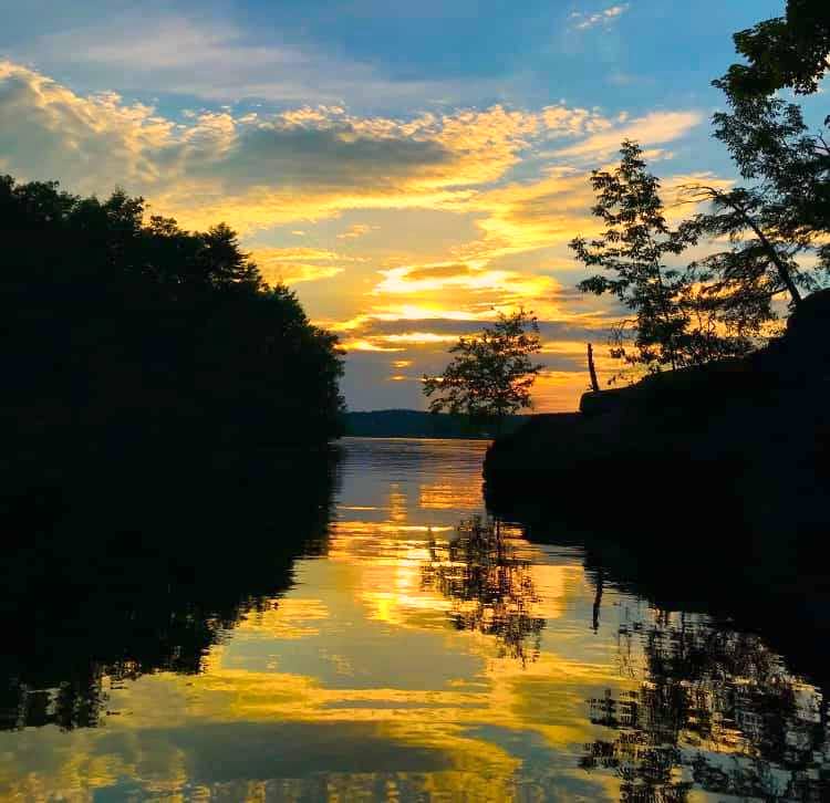 barton cove sunset